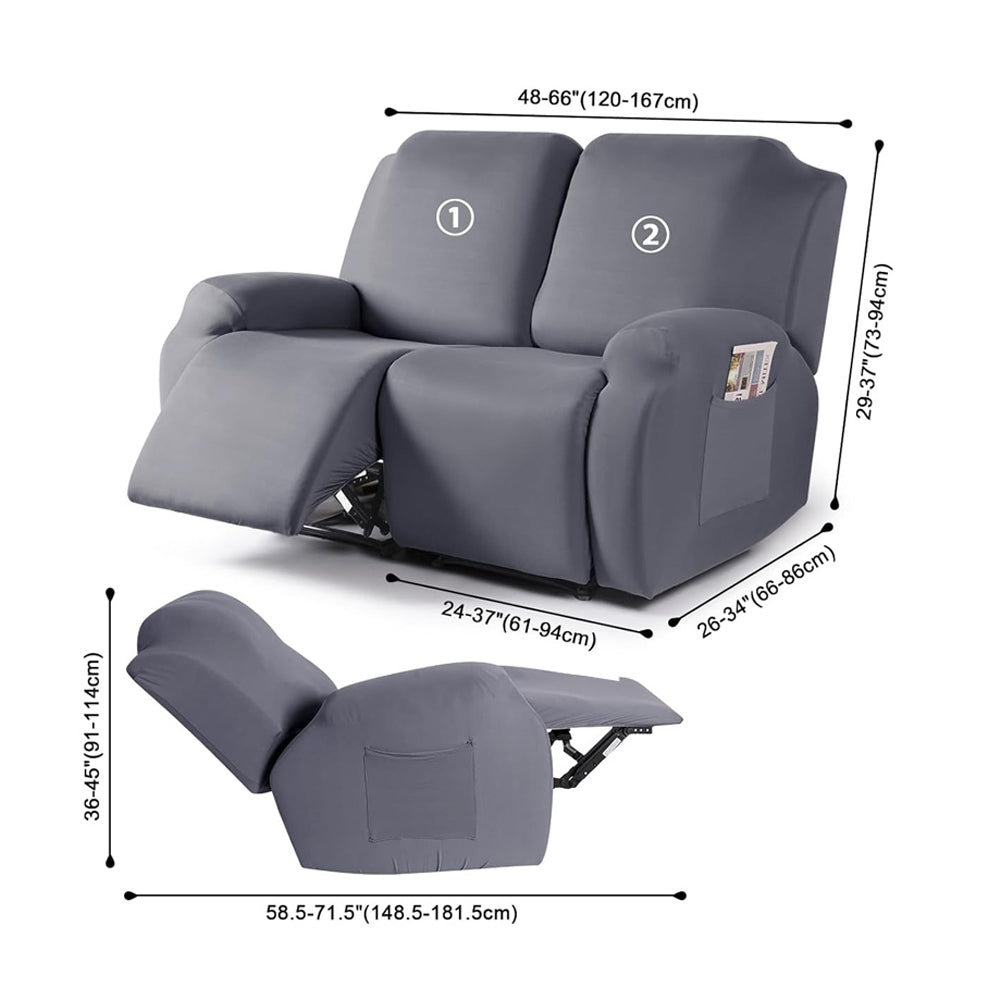 Full Wrapped Elasticity Stretch Recliner Chair Cover