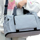 Expandable Travel Duffel Bag Gym Bag with Wet Dry Compartment