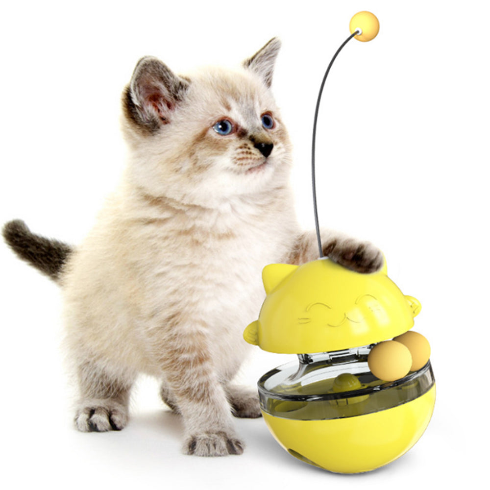Cat Treat Ball Tumbler Interactive Toy