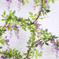 4Pcs Artificial Silk Wisteria Vine Hanging Garland 1.8 m for Home and Garden Decoration