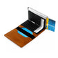 PU Leather Pop-up Card Holder Wallet RFID Blocking Purse