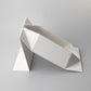 Easy Attached Foldable Cardboard Gift Box for Holiday Packaging-White