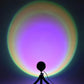 Sunset Lamp Projector RGB Color Rotation LED Sunset Projection Lamp Room Decor