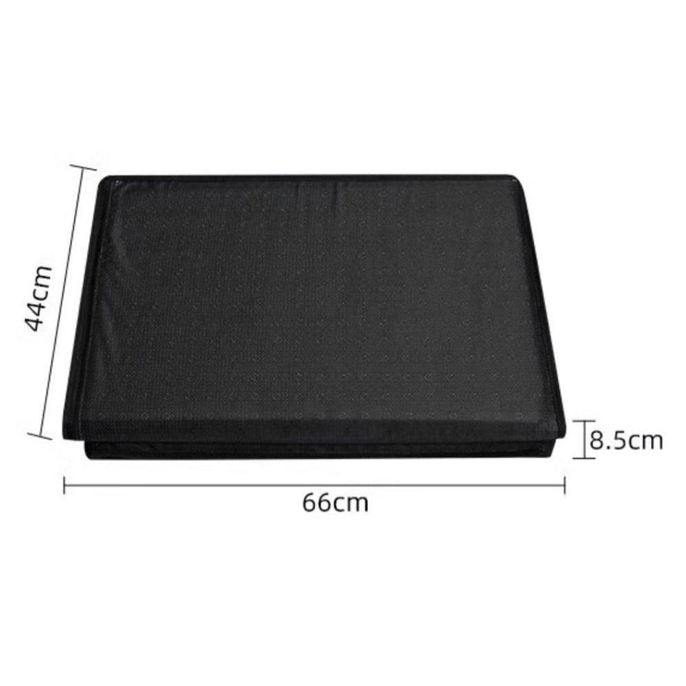 132x158cm Water-Resistant Hard Bottom Back Vehicle Seat Extending Cover for Dogs