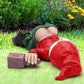 Funny Drunk Garden Gnome Patio Ornament Rude Passed Out Statue for Yard Decor