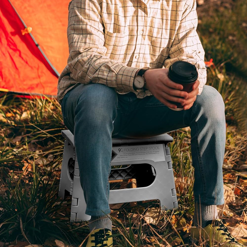 Folding Step Stool Lightweight Portable Foot Stool