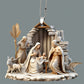 7Pcs 2D Christmas Nativity Scene Ornaments the Birth of Jesus Decor