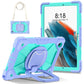 360 Degree Case for Samsung Galaxy Tab A11 Plus A9 Plus with Shoulder Strap-Green