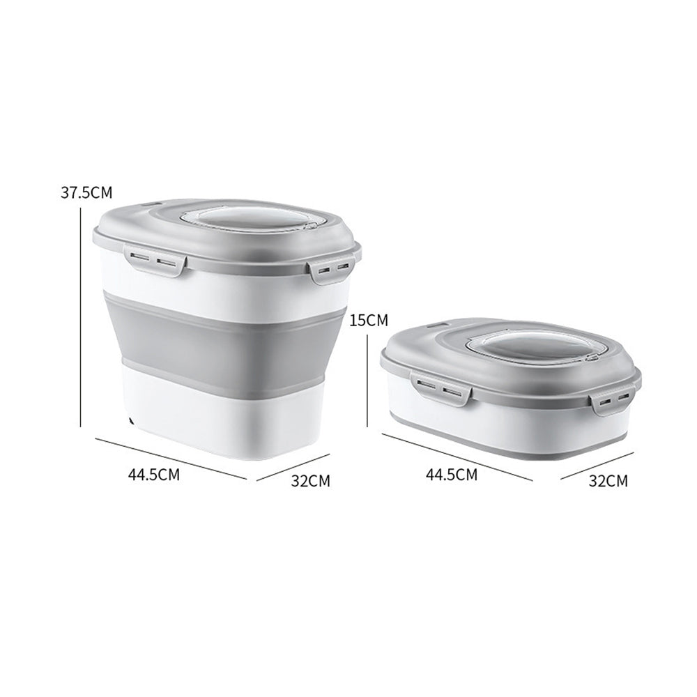 Collapsible Dog Pet Food Storage Container