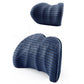 Set of Car Seat Memory Foam Lumbar Back Support and Neck Pillow