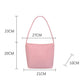 Nylon Bucket Bag Casual Lightweight Handbag Shoulder Tote for Women