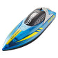 Rechargeable Water-resistant Remote Control Boat with Color LED Lights for Pool Lake