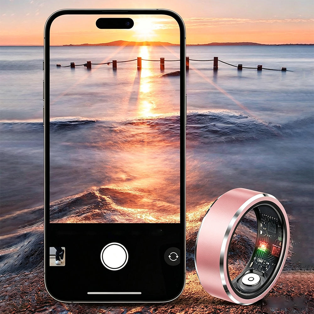 Gesture Control Smart Ring Waterproof Health Tracker