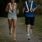 4Pcs Reflective Adjustable Security Vests with 4 Arm Bands for Running