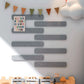 8 Pack Self Adhesive Felt Display Strips with 35 Push Pins for Wall Decor
