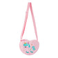 Girls Cute Plush Heart Unicorn Embroidery Zipper Crossbody Bag