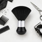 Soft Hair Sweeper Brush with Storage Case Neck Duster Brush for Home Barbershop