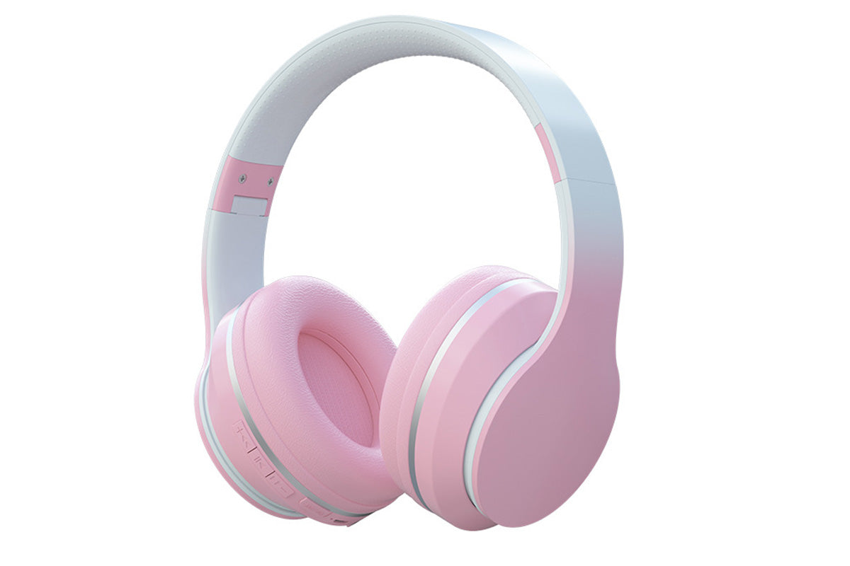 Foldable Wireless Headphones Over Ear Bluetooth Headset with Mic