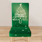 Christmas Chair Cover Slipcover for Dining Chairs for Christmas Parties and Holiday Decor