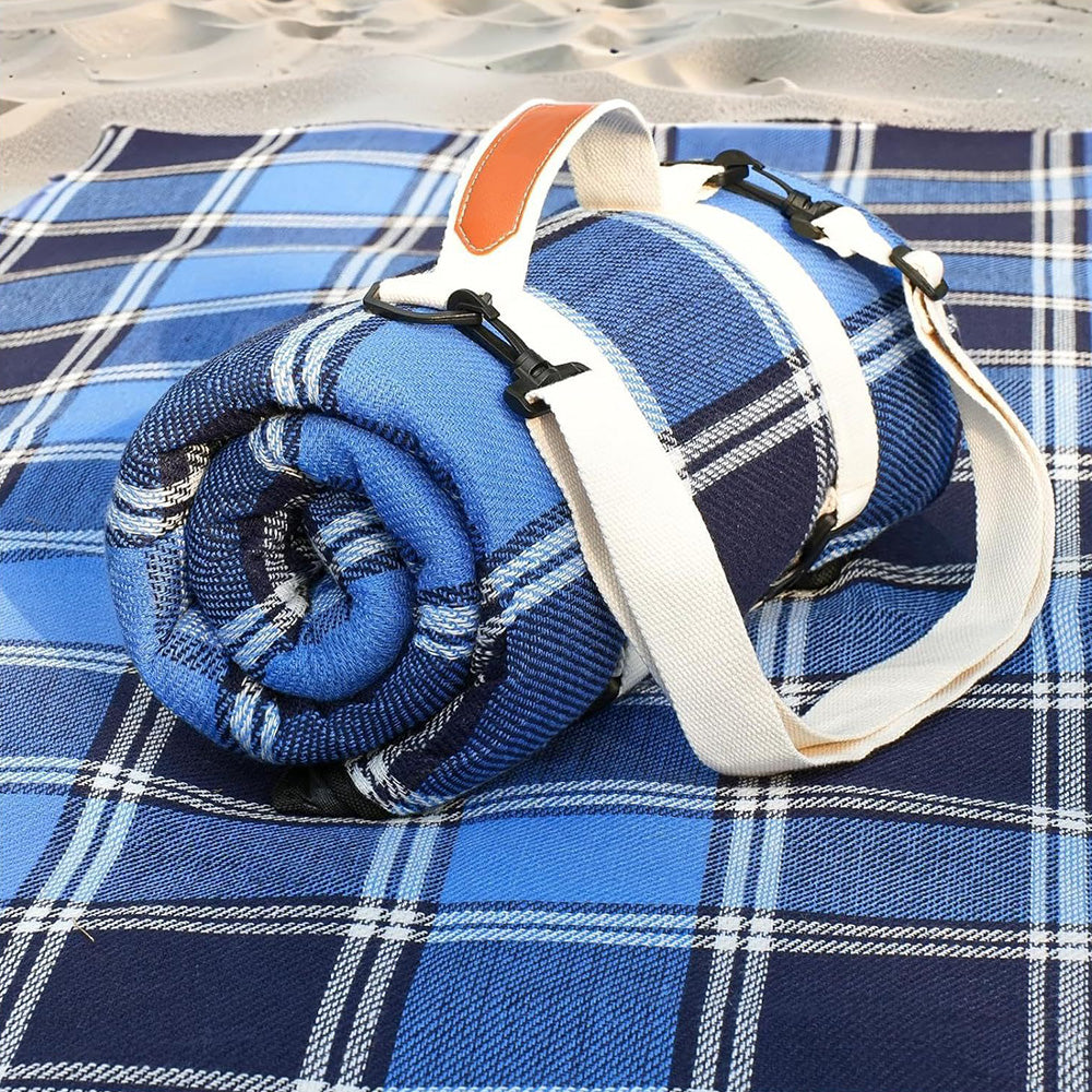 Outdoor Picnic Blanket Splash-resistant Foldable Travel Mat 203x203cm