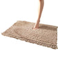 Chenille Fabric Bathroom Rugs Mat With Non Slip Rubber Backing Home Decor Accessories