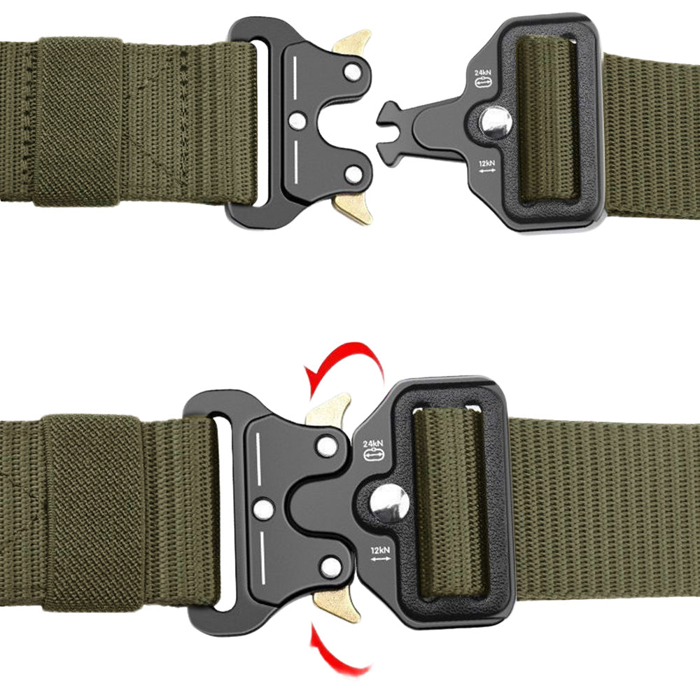 Nylon Tactical Belt Quick-Release for Outdoor Work Daily