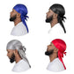 4PCS Silky Satin Durags with Extra Long Tails Pirate Wave Caps for Men Women