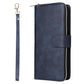 Wallet Leather Flip Cover for Samsung S26 Series with Card Slots Kickstand-Blue
