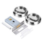 Hidden Door Lock Invisible Latch Double Sided Privacy Lock for Bedroom Bathroom Stainless Steel