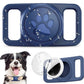 2Pcs Waterproof Dog Collar Holder for Apple AirTag Silicone Air Tags Case