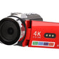 4K Video Camera Camcorder 64MP Vlogging Camera With 28X Digital Zoom for YouTube