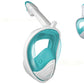 Full Face Snorkel Mask – 180 Degree Panoramic View Anti-Fog & Leak Proof-Green