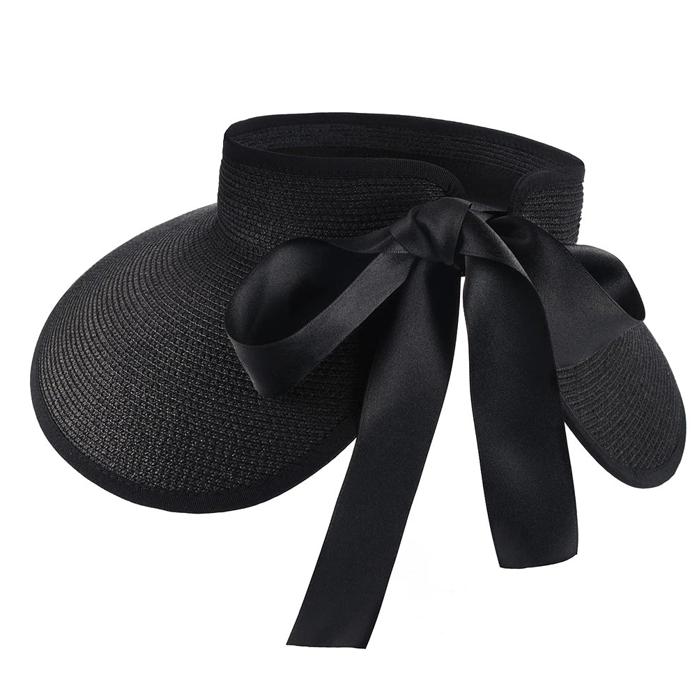 Foldable Adjustable Wide Brim Open Top Outdoor Sun Visor Hat
