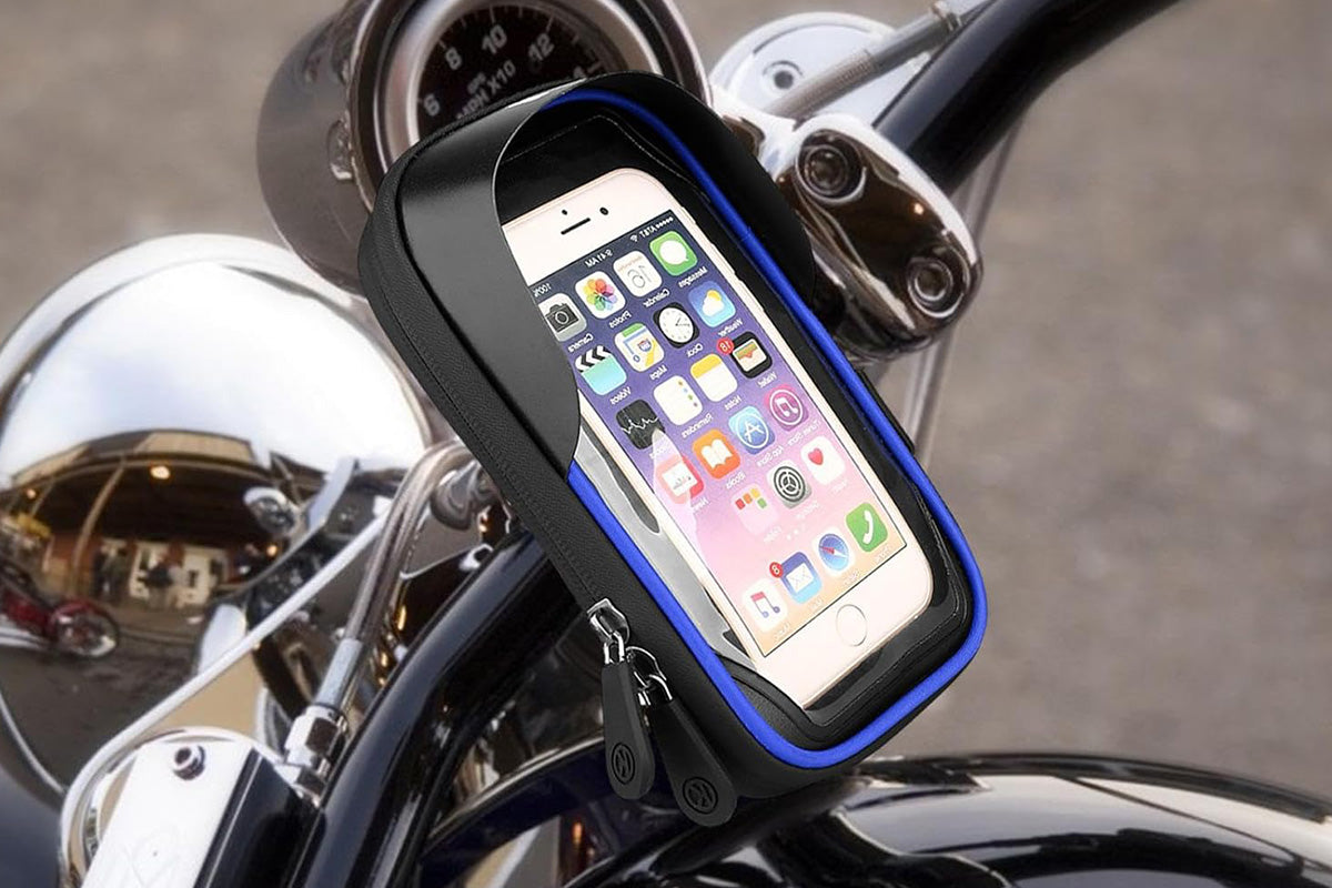 Waterproof Bike Phone Holder Fully Enclosed Handlebar Phone Mount