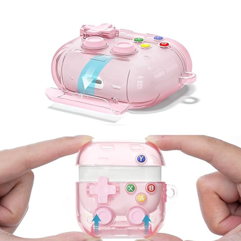 Case Cover with Lock Button and Phone Stand Protective Case for AirPods 4