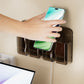 2 PCS Wall Phone Holder No Drill Adhesive Remote Control Organizer for Home Office