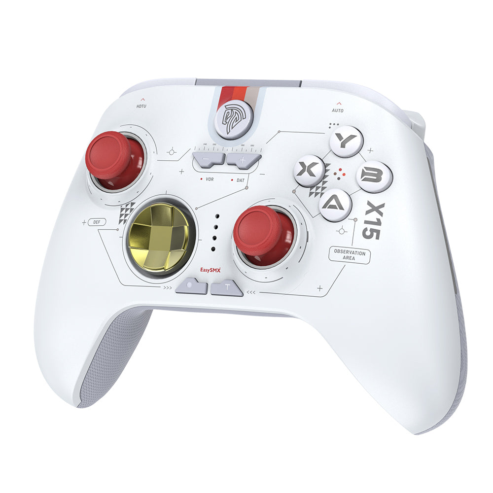 EasySMX X15 PC Controller Wireless Bluetooth Controller with Hall Joysticks Triggers RGB Lighting for Switch Windows PC Android