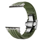 Men's Rubber Watch Band Compatible with Apple Watch Folding Buckle 42 44 45 46 49mm