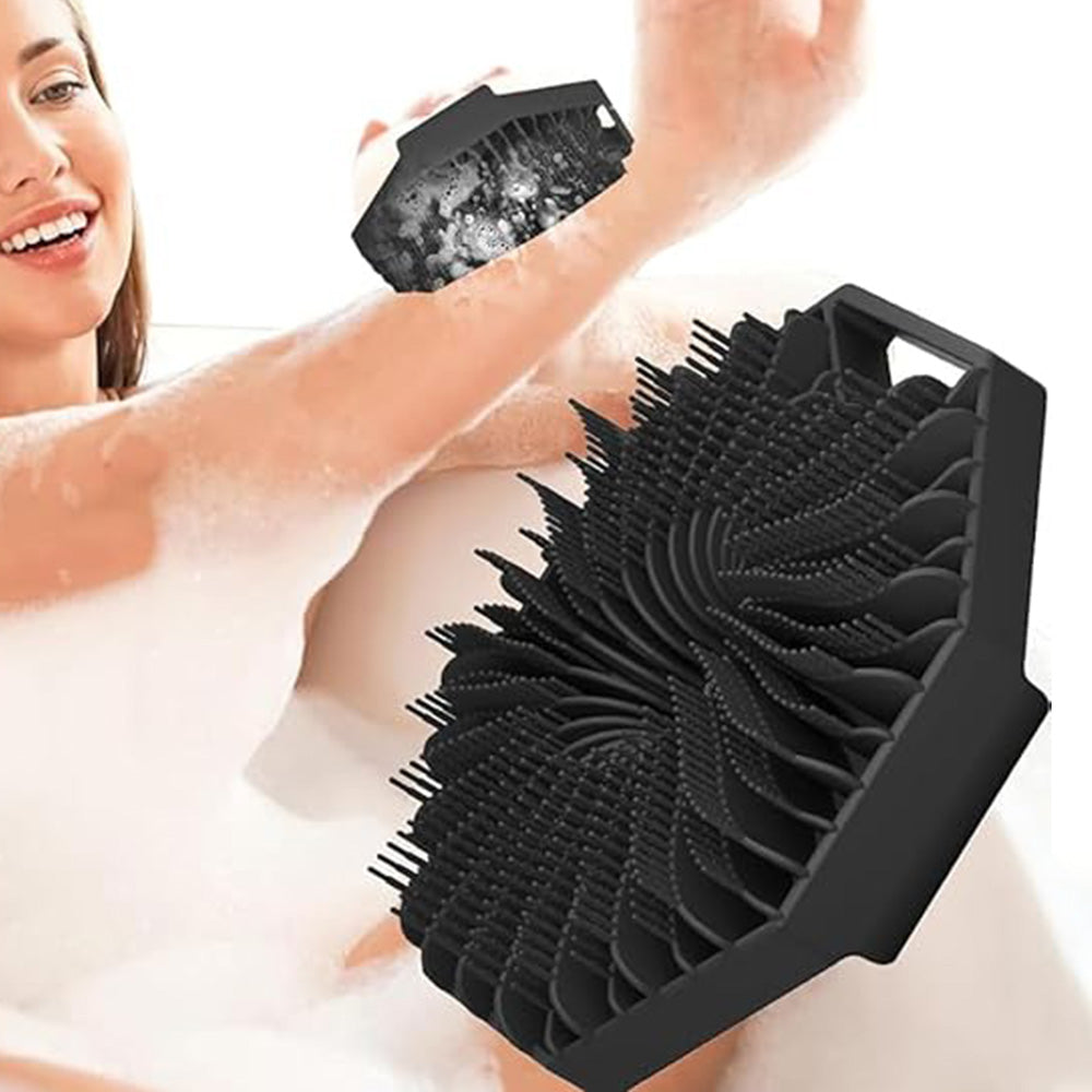 Silicone Body Scrubber for Gentle Exfoliation and Massage for All Skin Types