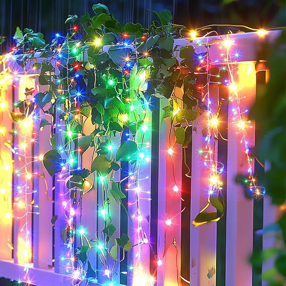 Solar String Lights Outdoor Waterproof Fairy Lights for Patio Balcony-Style 3
