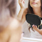 Small Makeup Bag Travel Case with Mirror and Adjustable Light