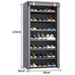 8-Layer Portable Shoe Storage Rack Cabinet