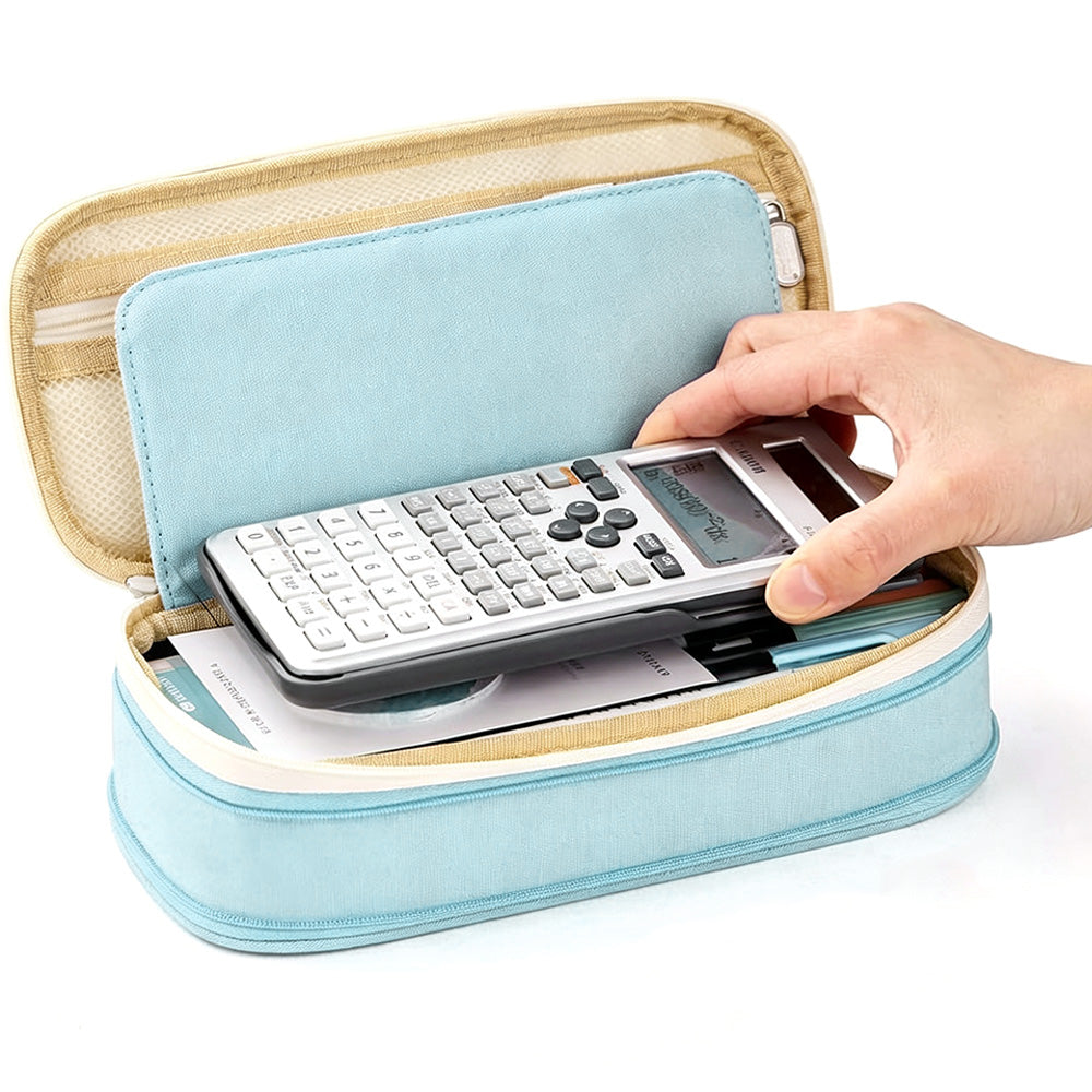Large Capacity Expandable Zipper Pencil Case