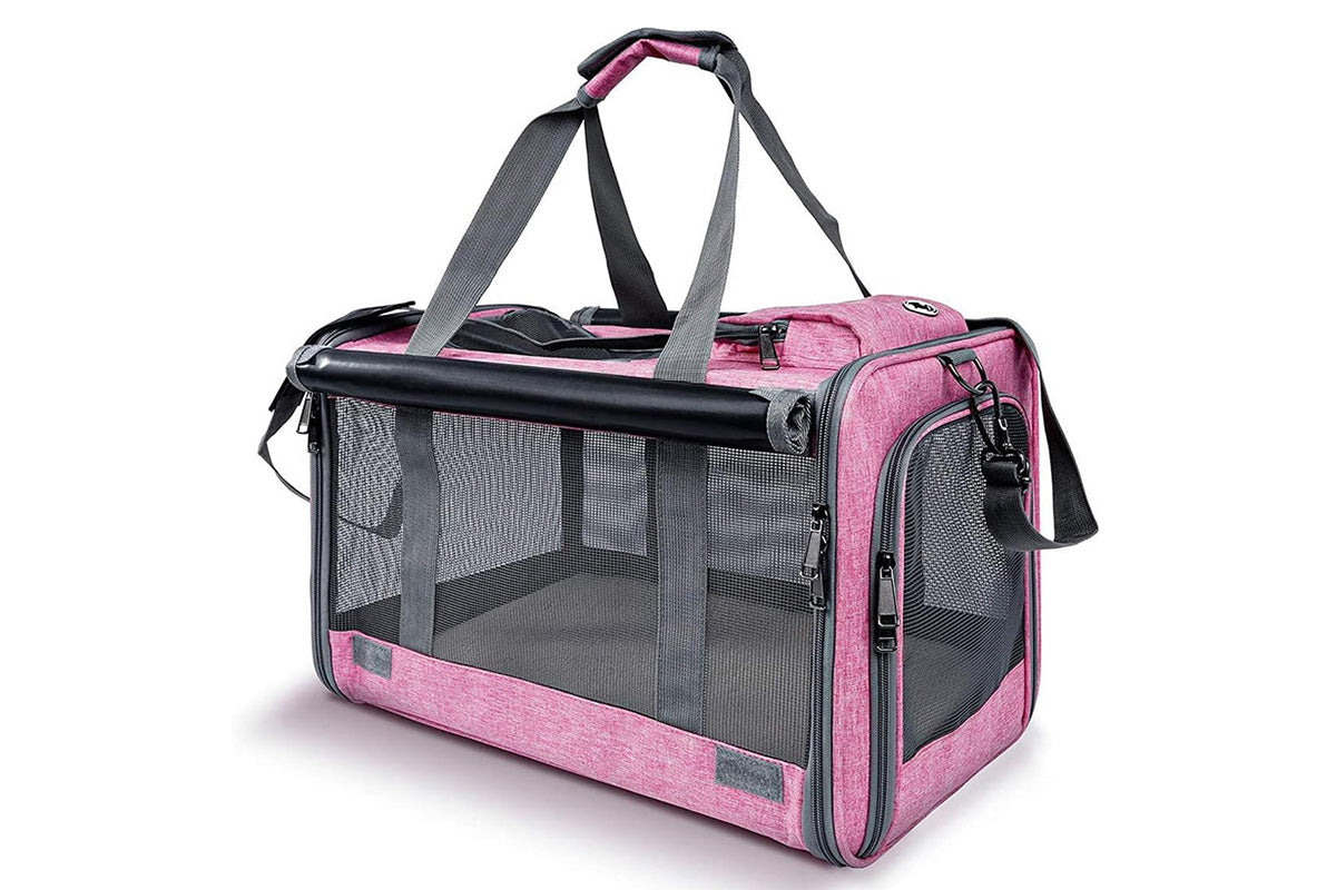 Pet Carrier for Large Cats Washable Dog Carrier Privacy Protection for Travel