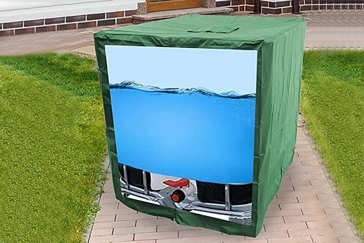 1000L IBC Tank Cover Waterproof Container Cover for IBC Rain Water Tank