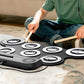 Electric Drum Set Kids Drum Pad and Sticks Portable Roll Up Drums Practice Pad