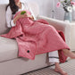 140x100cm USB Plug Electric Heated Shawl Blanket with 3 Heating Levels