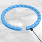 32 Section Weighted Hoola Hoop Adult Smart Hula Thin Waist Fitness Weight with Rollers