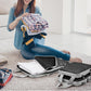 4Pcs Travel Storage Compression Luggage Bags Packing Cube Organizer