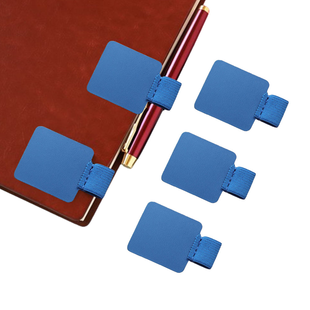 6Pcs Self-adhesive Elastic Loop Pen Holder for Notebooks and Tablets